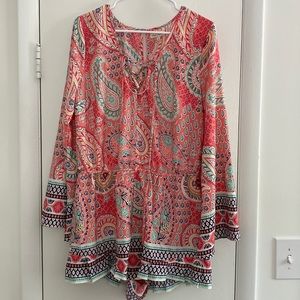 Red Camel Summer Floral Romper